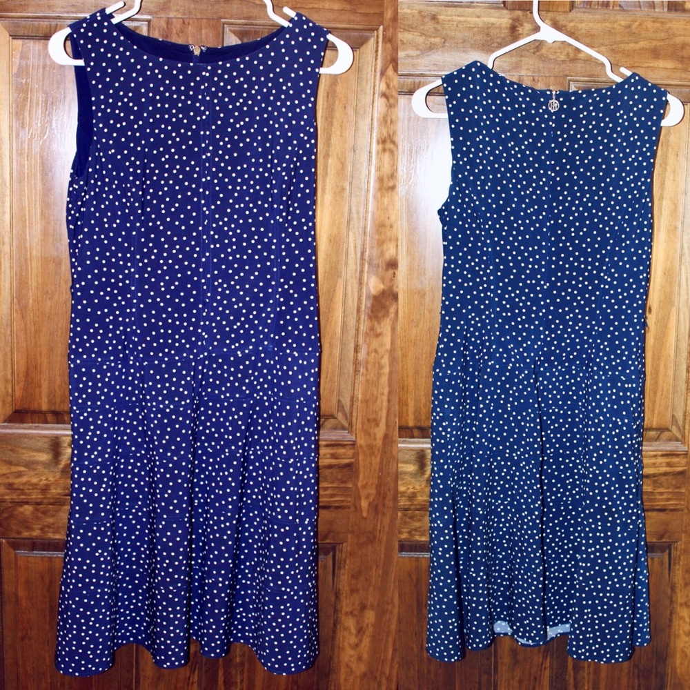 Tommy Hilfiger Blue Polka Dot Tennis Dress🧢